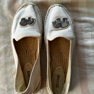 EUC SOLUDOS Espadrilles with Elephant Embroidery